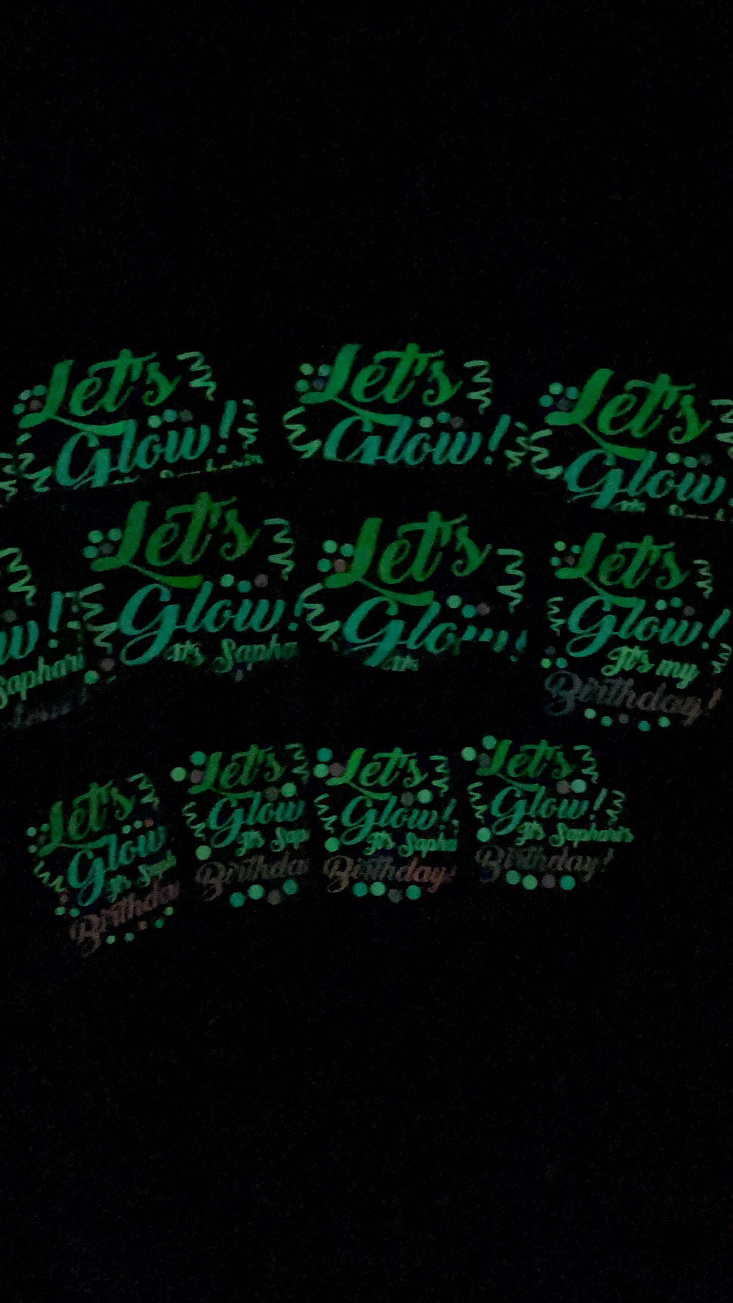 Glow in the Dark Custom Shirts