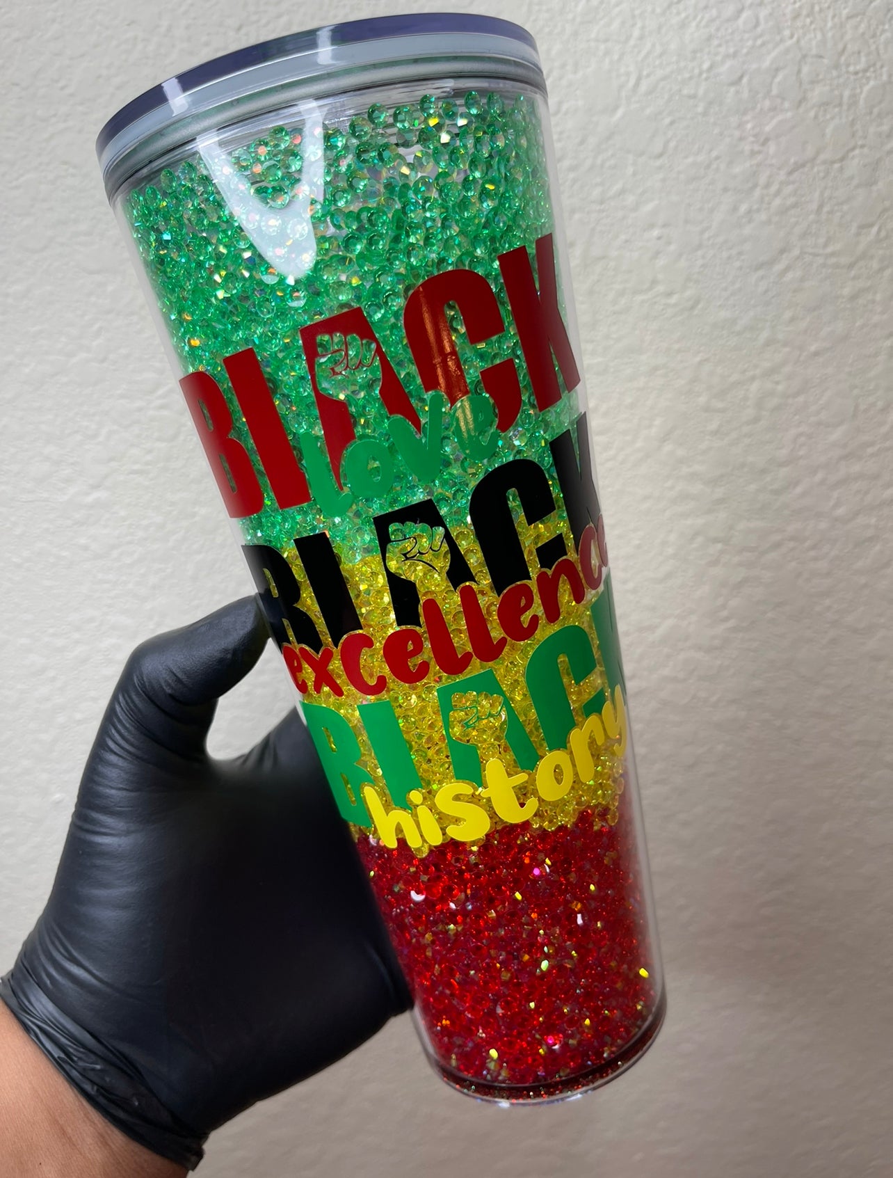 Juneteenth Rhinestone Cup (only)